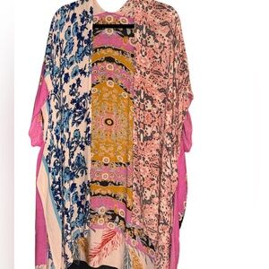 Love Stich Colorful Floral and Abstract Kimono